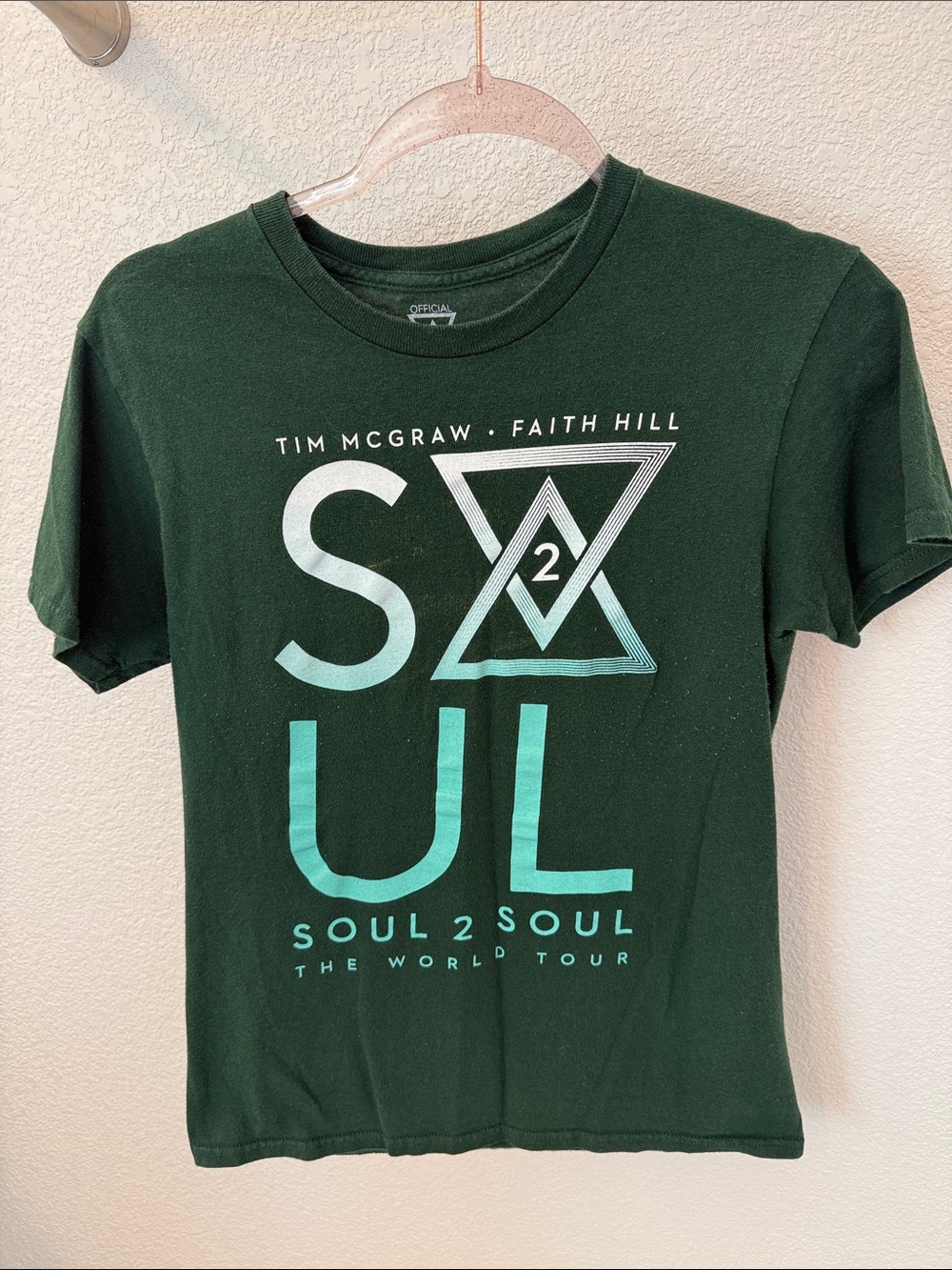 Soul 2 Soul Tour 2017  Short Sleeve Graphic Tee - Dark Green